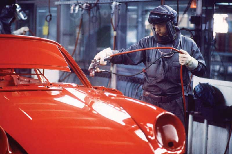 فرآیند رنگ الکترواستاتیک چیست؟