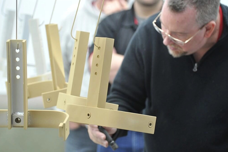 آزمایشات کنترل کیفیت رنگ پودری آزمایش بازبینی های بصری