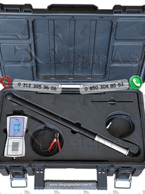 دستگاه تست اندازه‌گیری ولتاژ و جریان آبشاری تفنگ پوشش پودری Eke (Strometer)